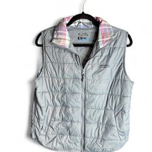 Salt Life Blue and Gray Quilted Vest